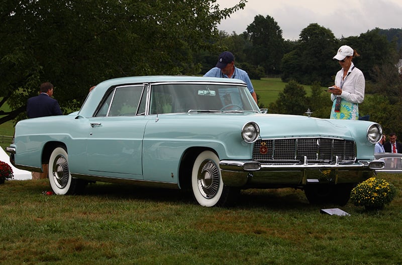 Blue Lincoln Continental